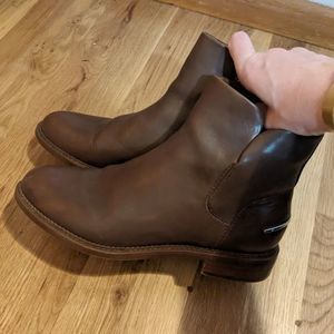 Franco Sarto Womens Happily Leather Ankle Boot, 8